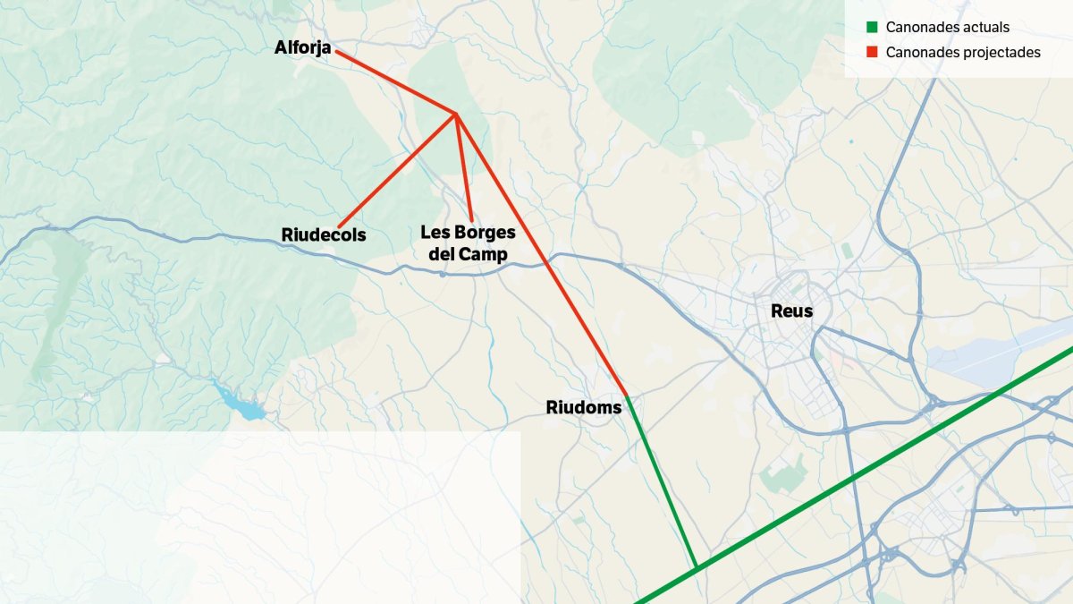 Quatre pobles del Baix Camp volen aigua de l’Ebre: es construiran noves canonades