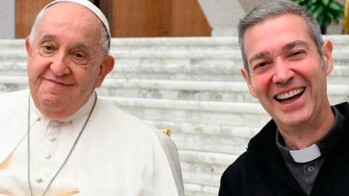 El papa Francisco y monseñor Jordi Bertomeu.