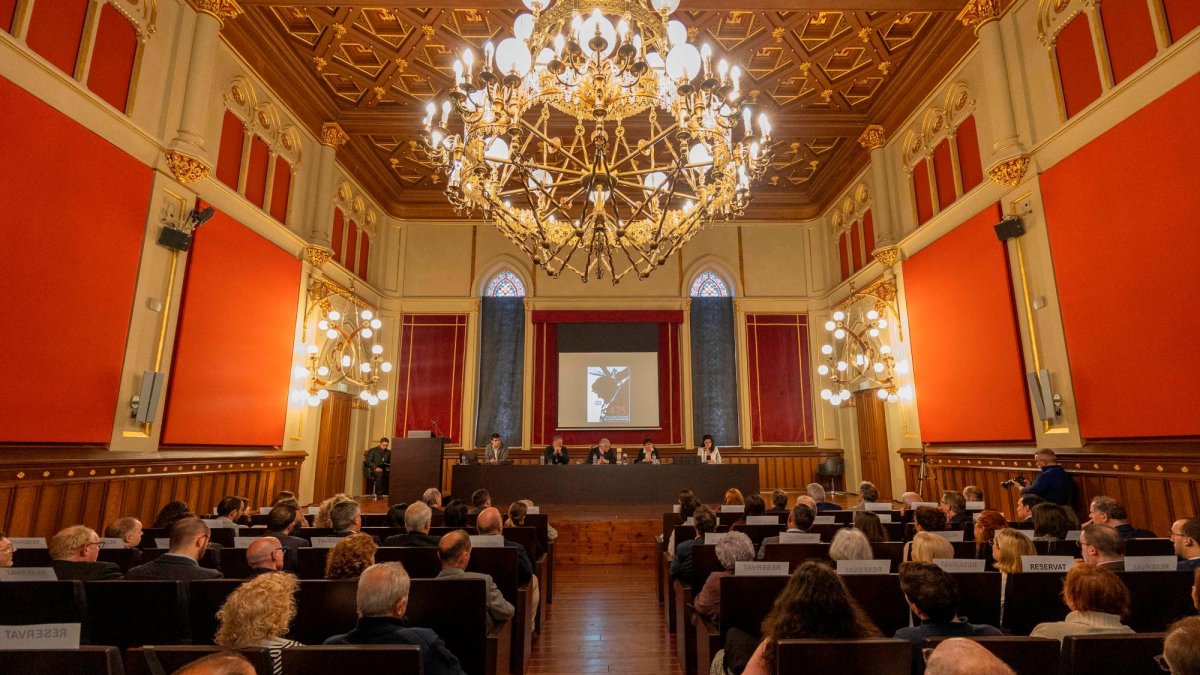 El Seminari ha sido el escenario escogido para celebrar el acto institucional del 475 aniversario de la procesión.