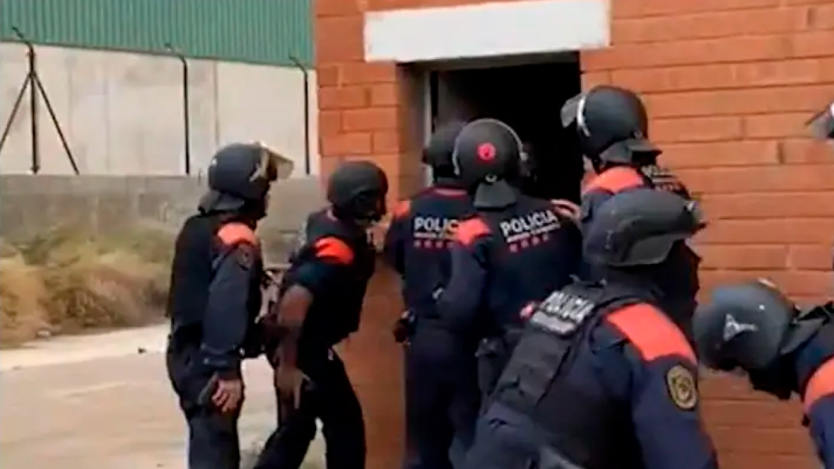 Imagen de archivo de un operativo de los Mossos d’Esquadra.