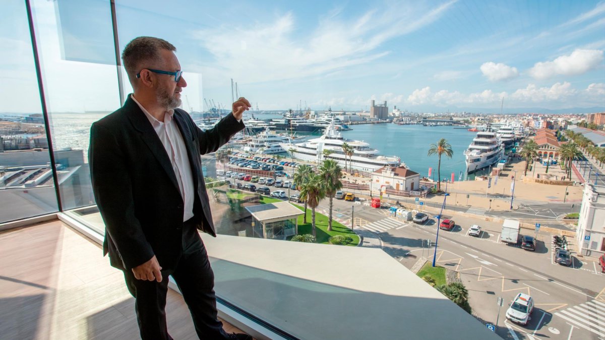 Garreta, en una imagen de archivo en el Port.