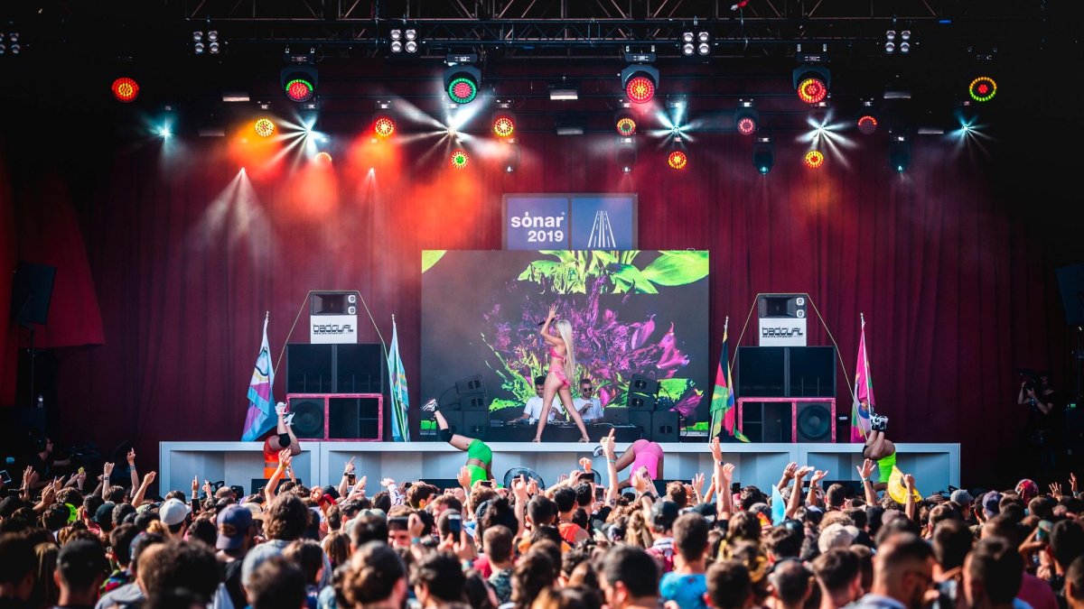 Imagen de archivo del Festival Sónar, que se celebra anualmente en Barcelona.