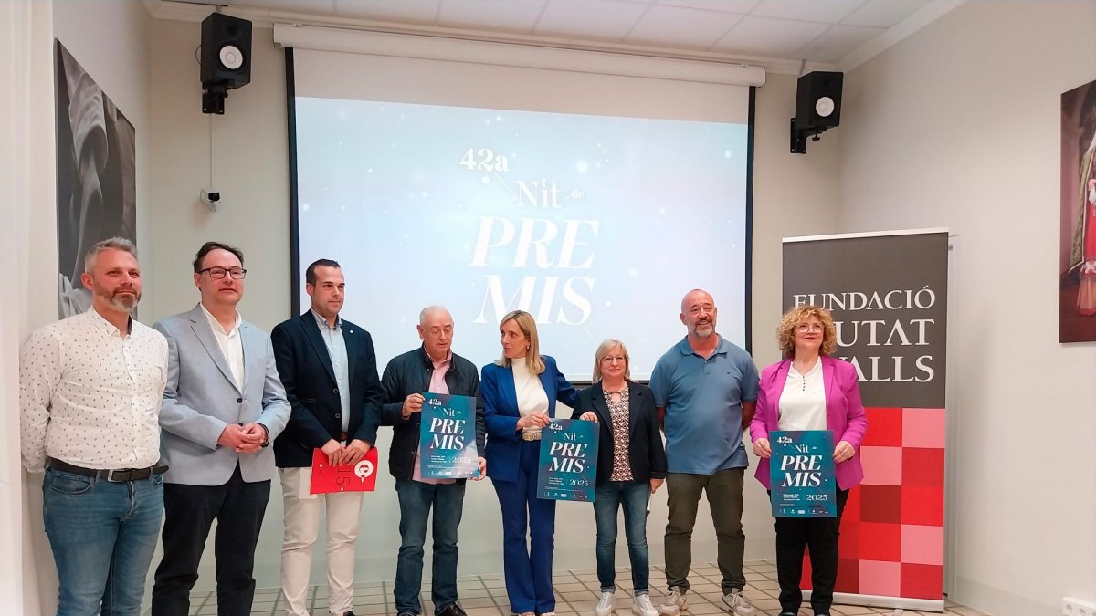 La Nit de Premis de Valls 2025 s’ha presentat aquest dimarts, 6 de maig, a l’Ajuntament de Valls.