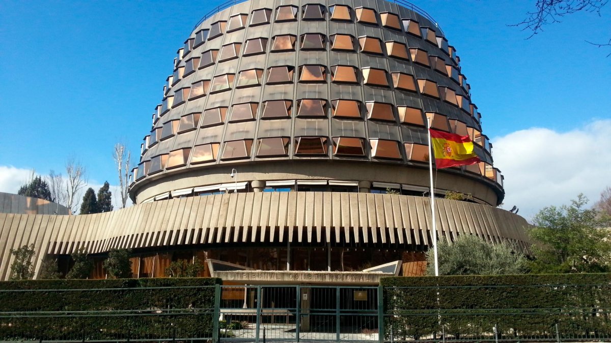 Imagen de archivo del edificio del Tribunal Constitucional, en Madrid.
