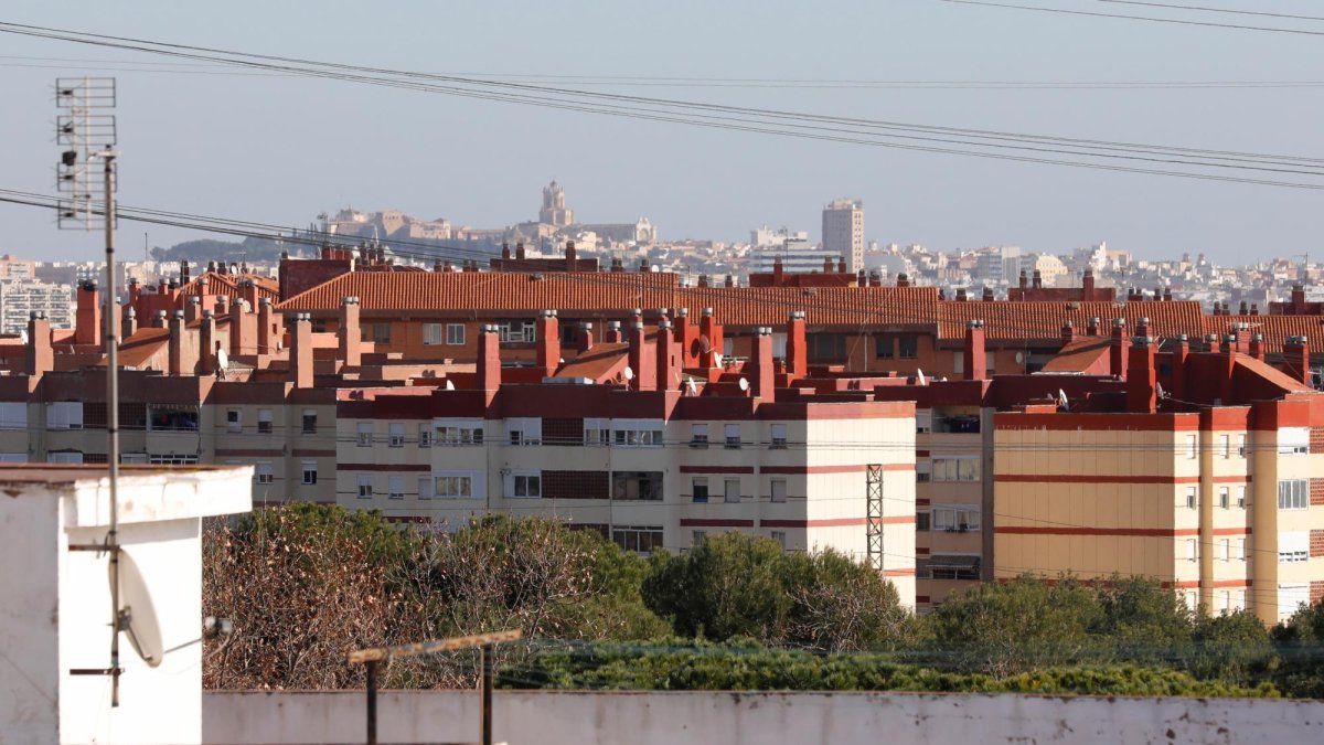 Bloques de viviendas en Tarragona.