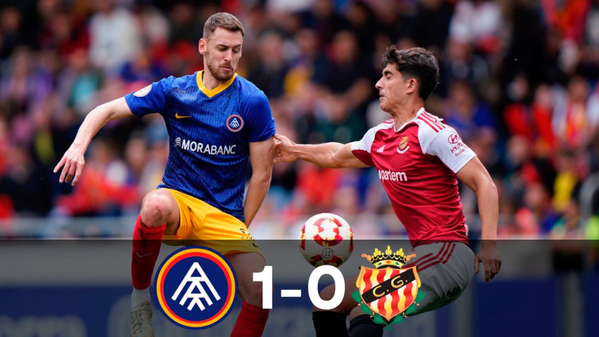 El Nàstic pierde en Andorra y peligran los puestos de play off.