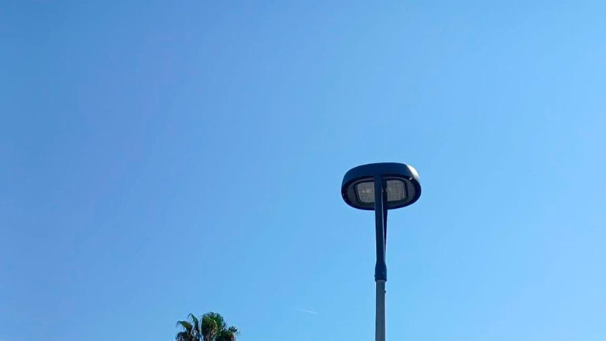 Las farolas serán de tecnología LED.