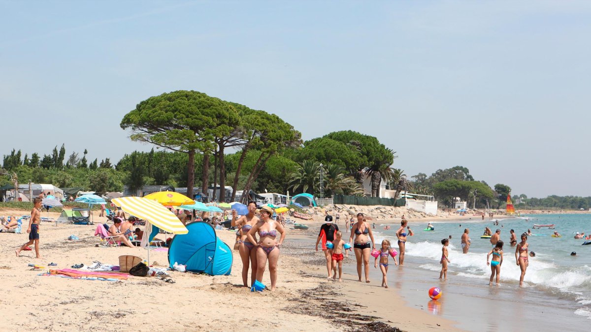 La playa de la Pixarota, en Mont-roig del Camp.