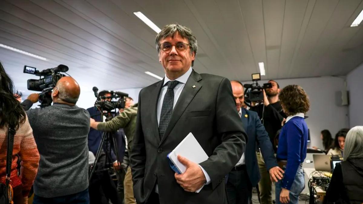 El expresidente Carles Puigdemont.