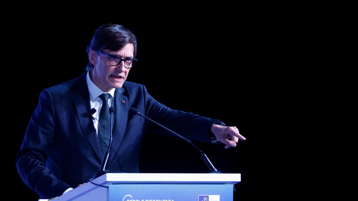 El presidente catalán, Salvador Illa.