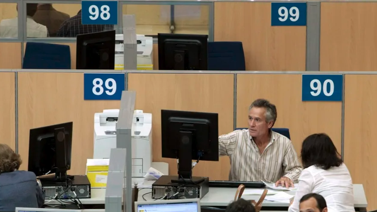 Imagen de archivo de una oficina de Hacienda