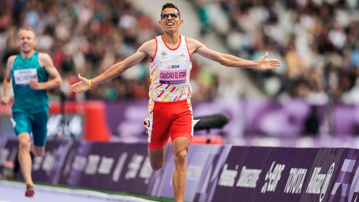 Yassine Ouhdadi se ha quedado sin el oro paralímpico cosechado en París.