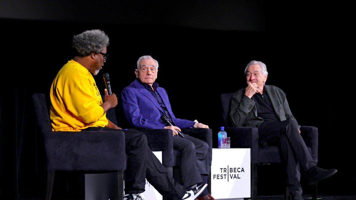 De Niro y Scorsese en el Beacon Theater de Nueva York.