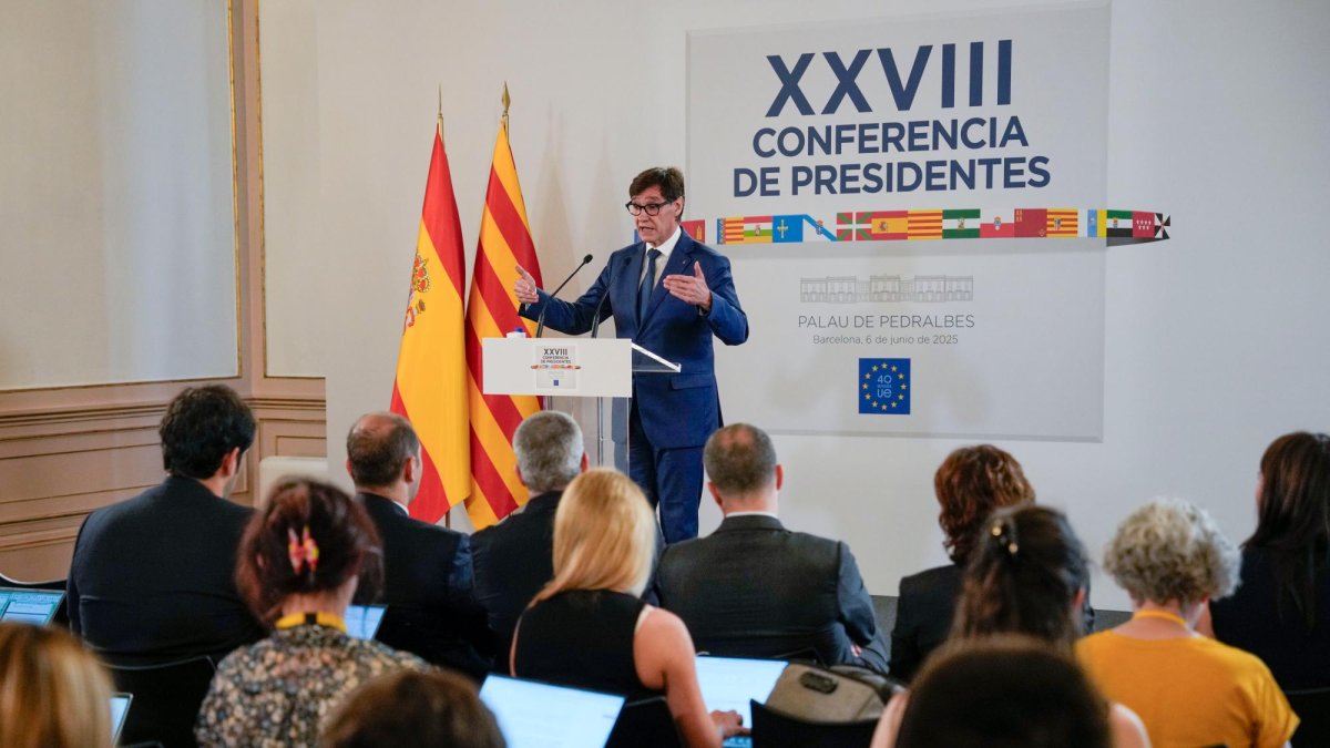 Illa, durante su intervención en la conferencia de Presidentes.
