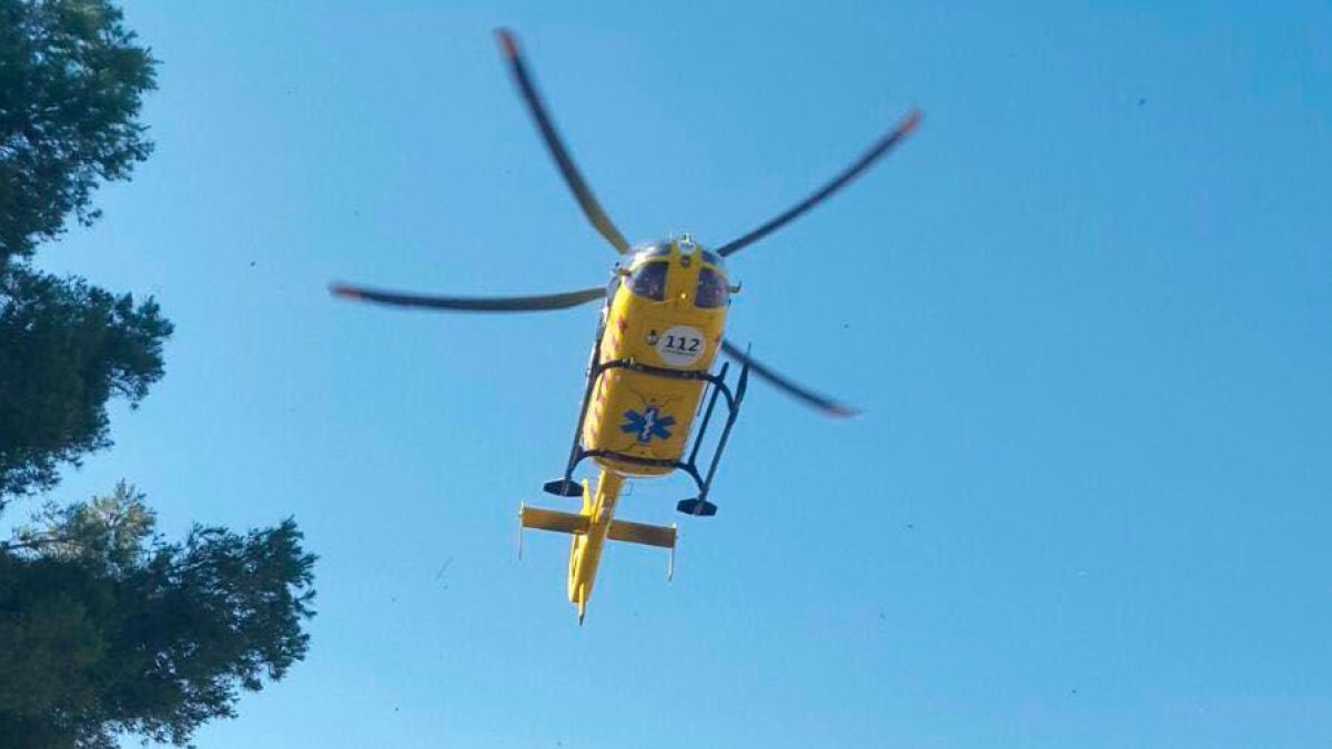 Un helicóptero medicalizado
