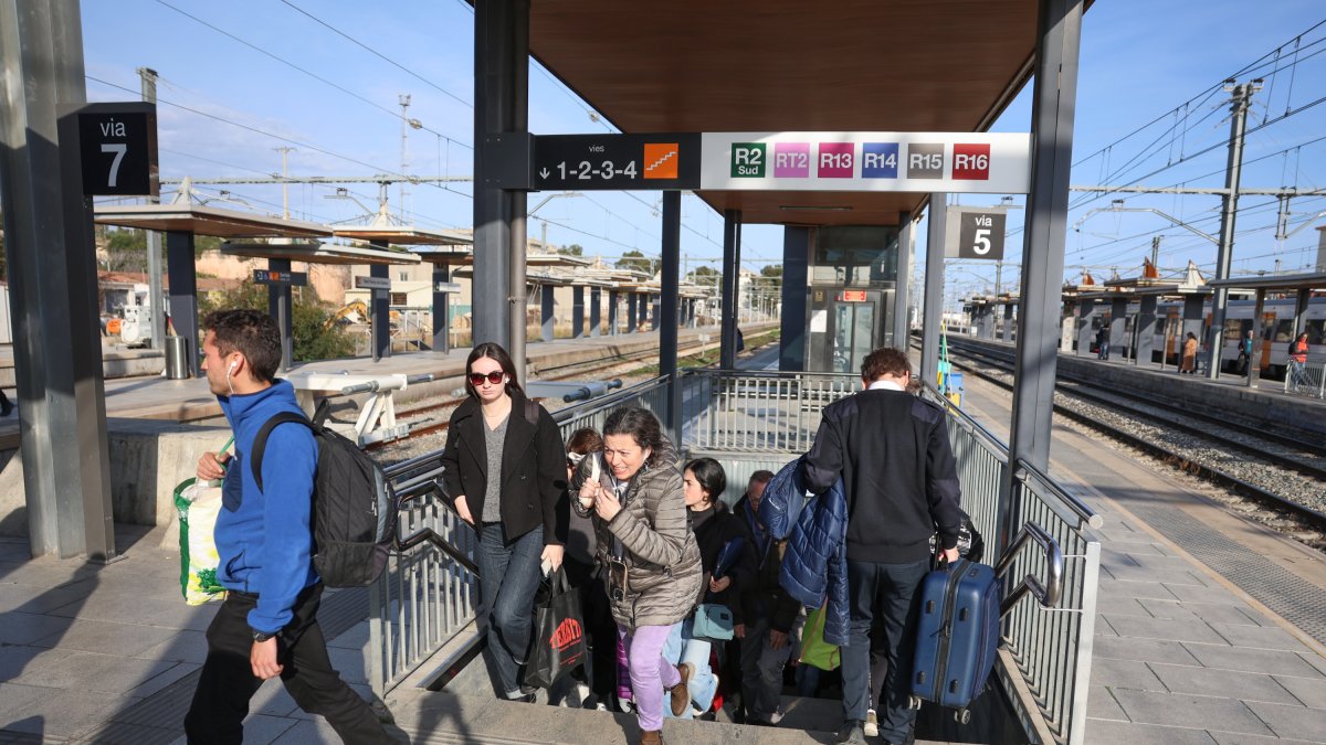 Estación de tren de Sant Vicenç de Calders