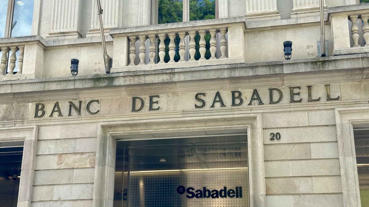 Fachada del Banc Sabadell.