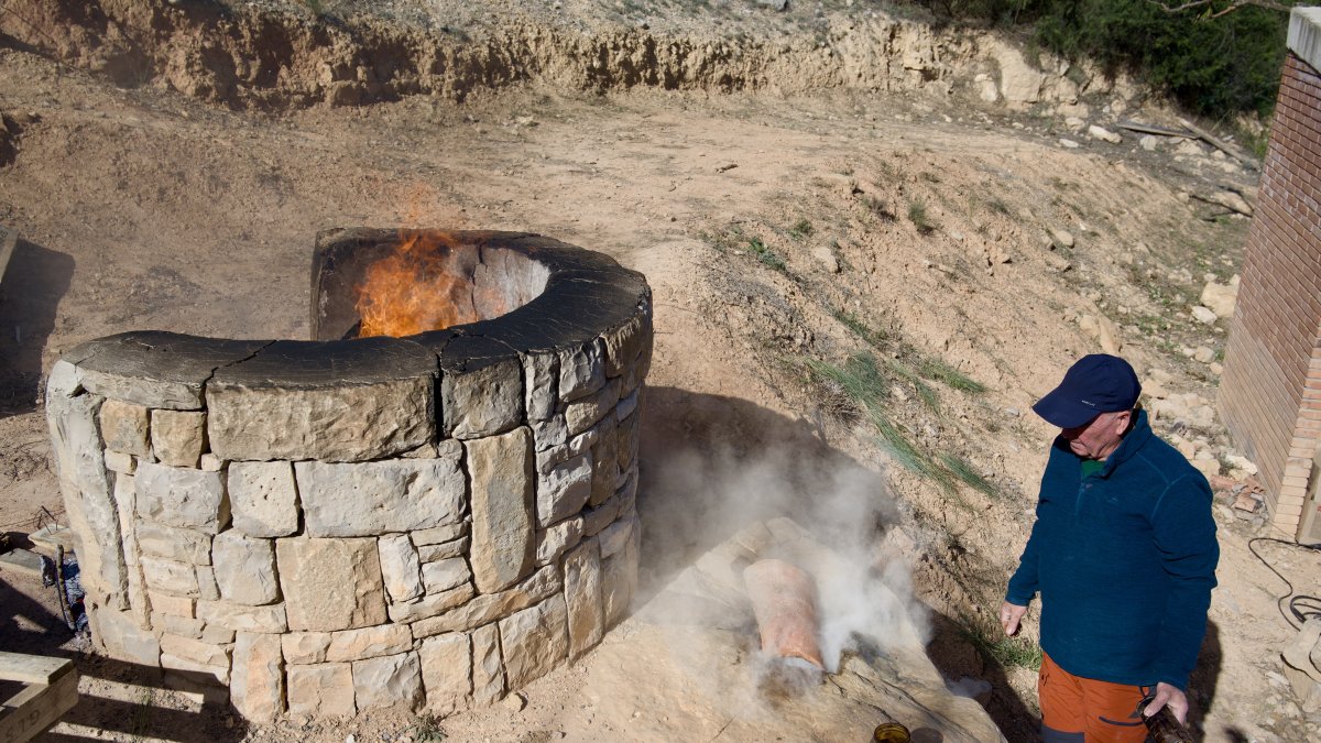 Un dels forns d'olide ginebre, a Riba-roja.