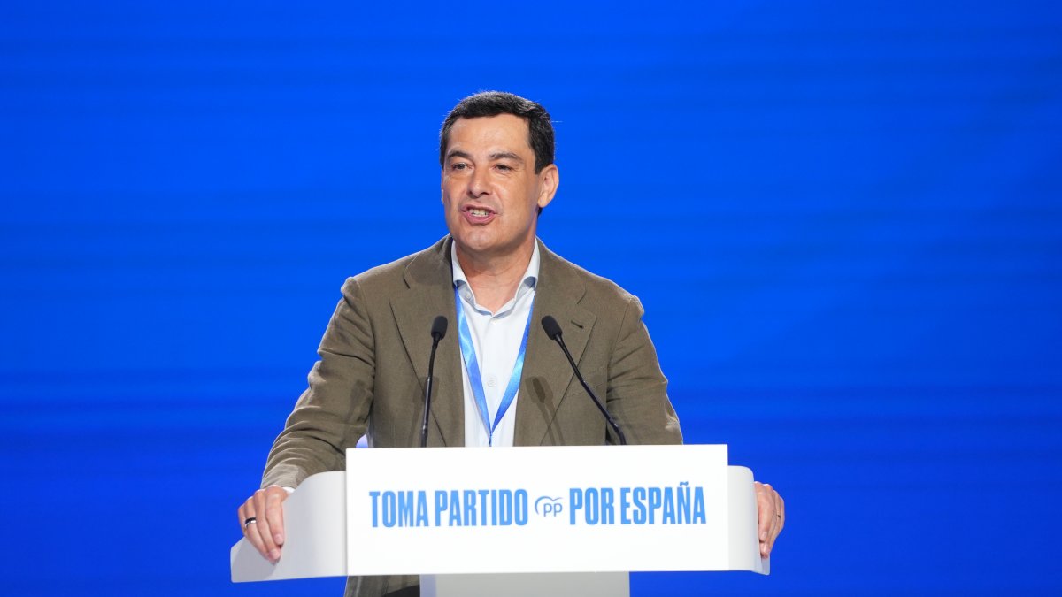 El presidente de Andalucía, Juan Manuel Moreno Bonilla (PP).