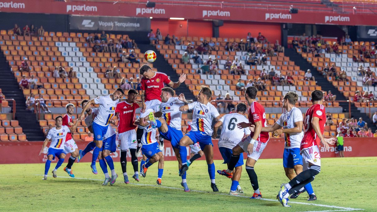 El Nàstic cayó derrotado por 0-2 ante el Andorra en el segundo test de pretemporada.
