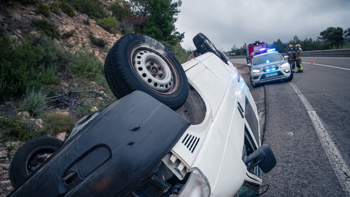 Un accidente de tráfico en las carreteras de Tarragona.​