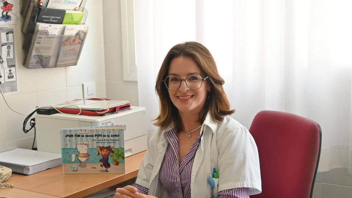 La pediatra Lorena Braviz en su consulta