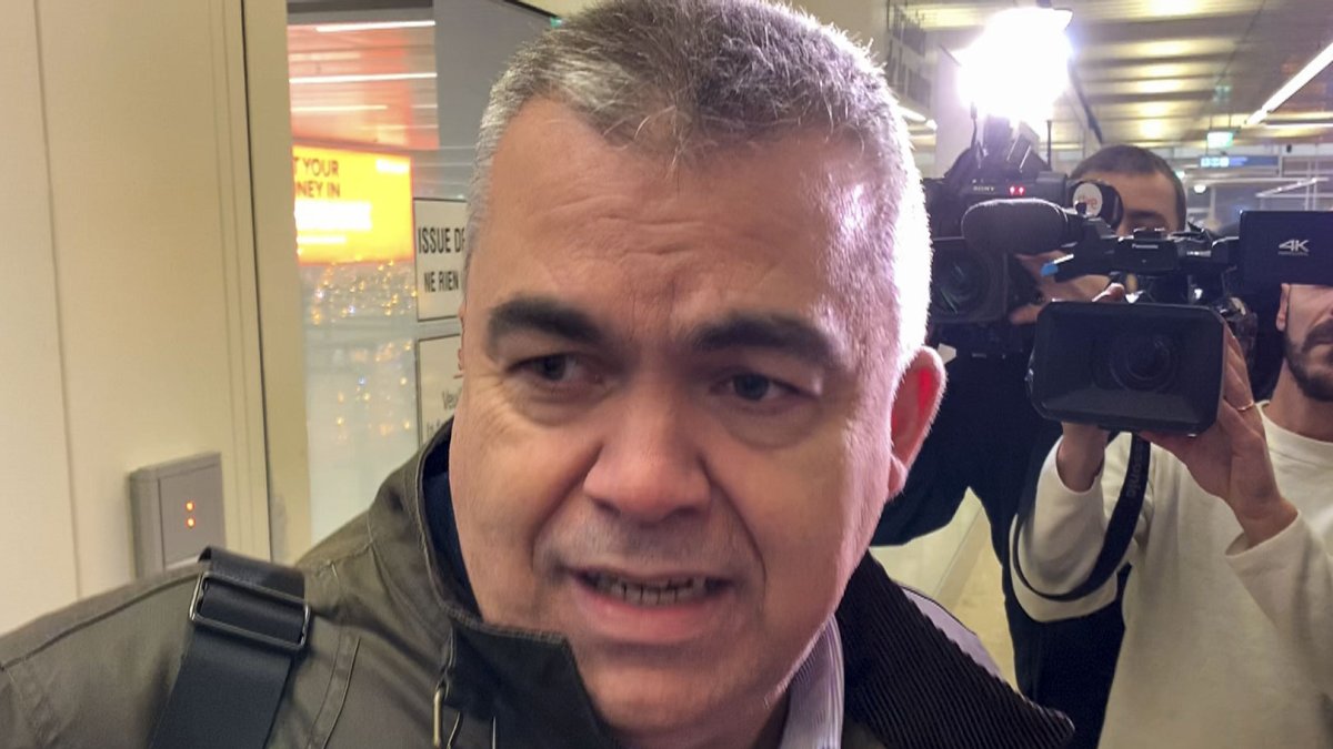 Captura de televisión del secretario de Organización del PSOE, Santos Cerdán 
