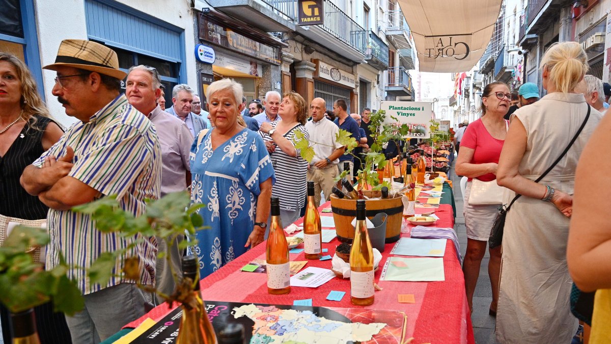 El carrer de la Cort s'ha omplert de productes del camp i agroalimentaris durant els dos dies de Firagost.
