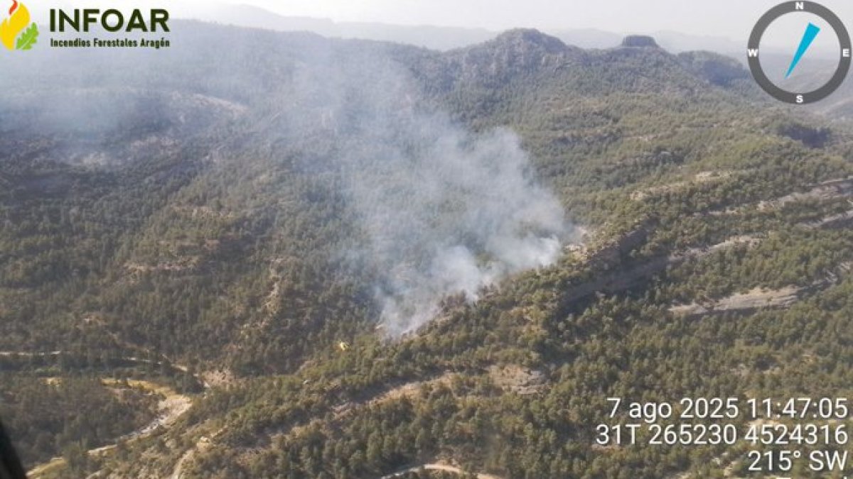 El incendio de Beceite.