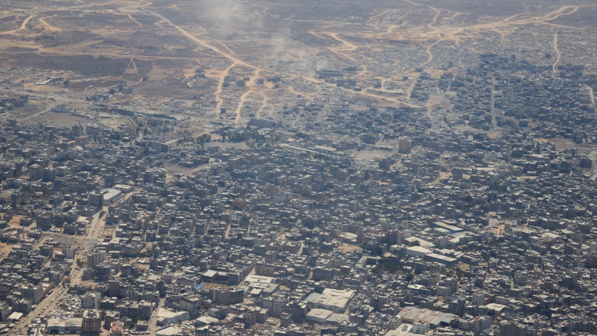Imagen aérea de Gaza