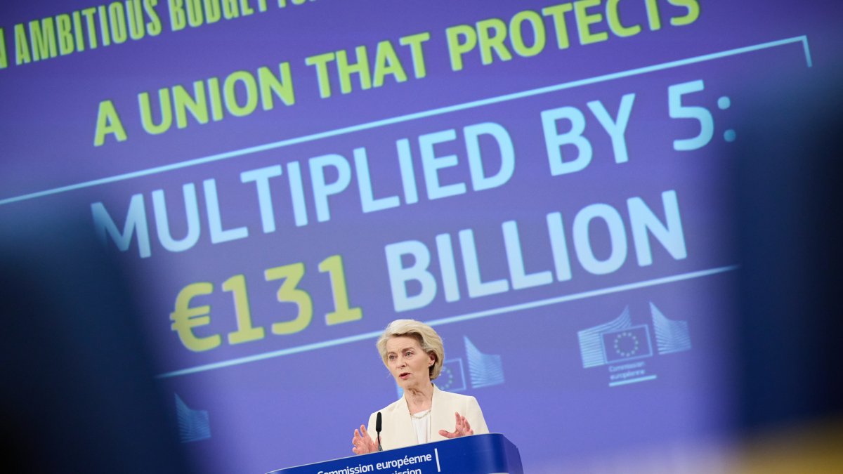 Fotografía de archivo de la presidenta de la Comisión Europea, Ursula von der Leyen.