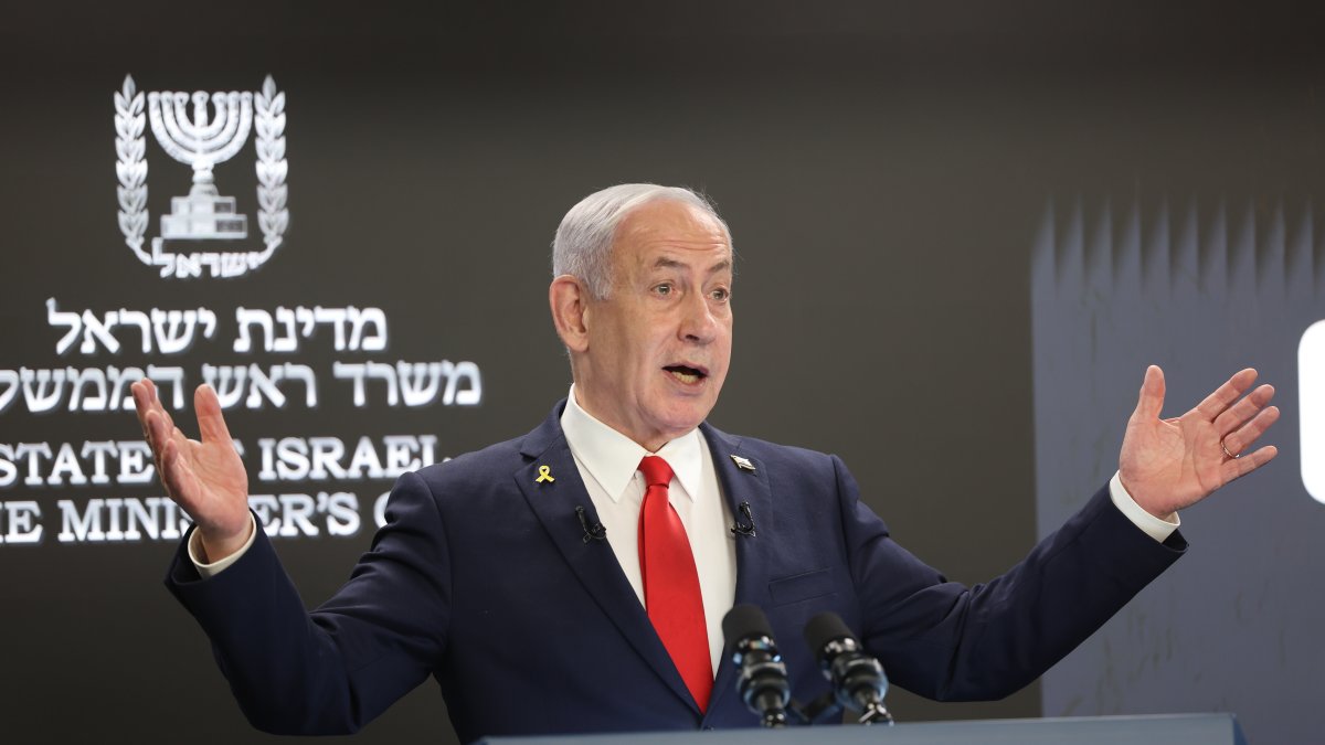 El primer ministro de Israel, Benjamin Netanyahu, ha ofrecido este domingo una rueda de prensa internacional