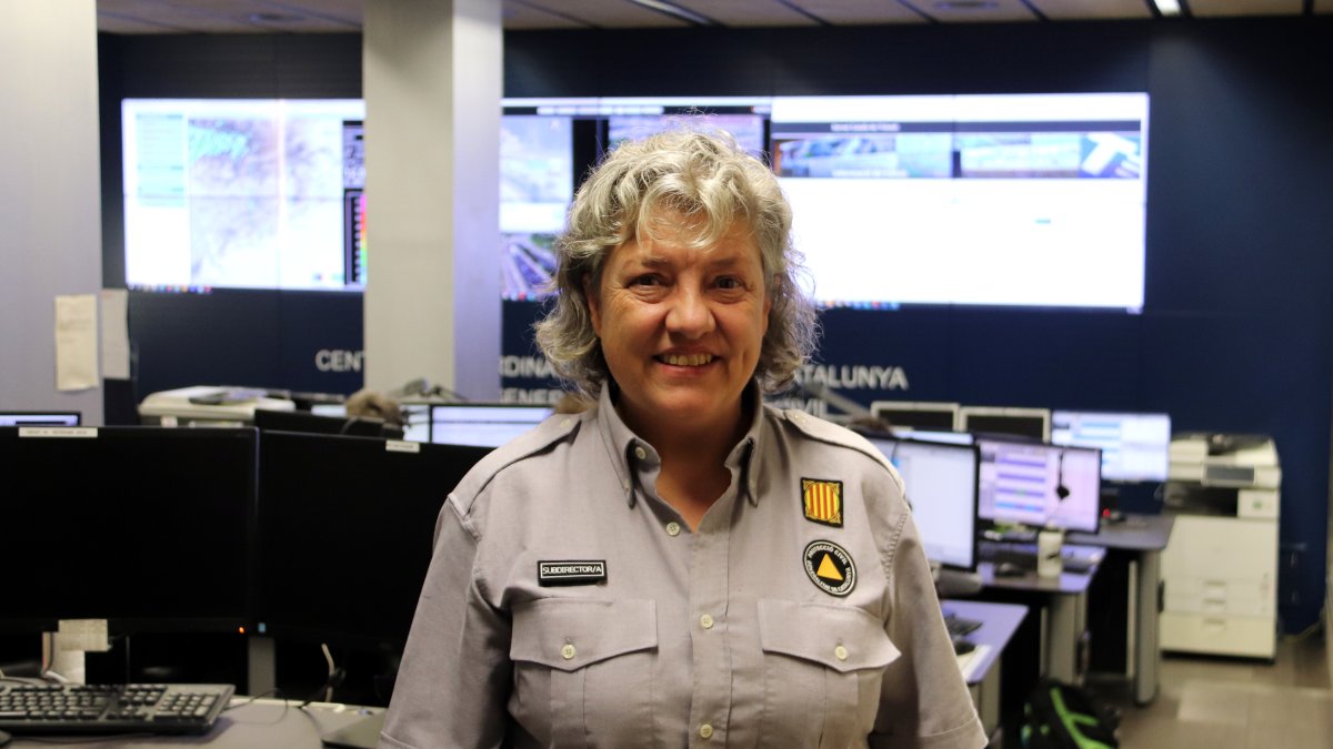 La subdirectora de Protecció Civil de la Generalitat, Imma Solé.