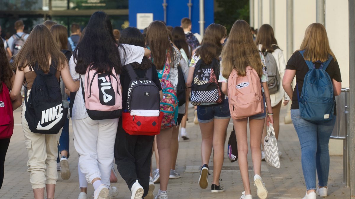 Imagen de archivo de un grupo de alumnos