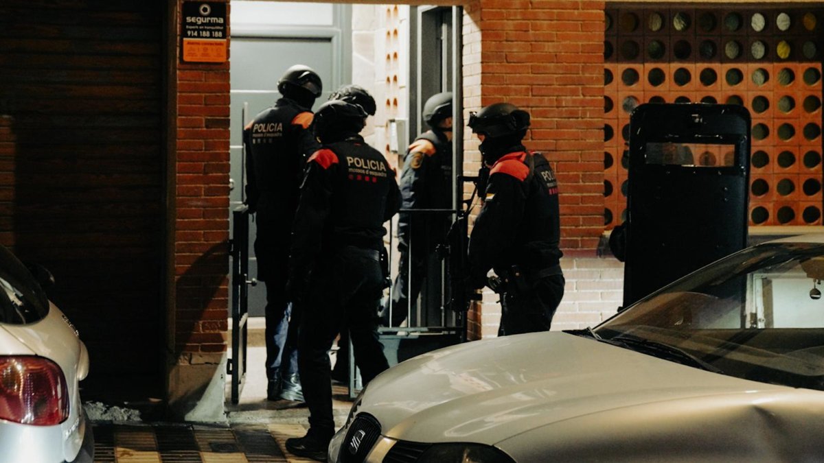 Imagen de archivo de un dispositivo de Mossos d'Esquadra
