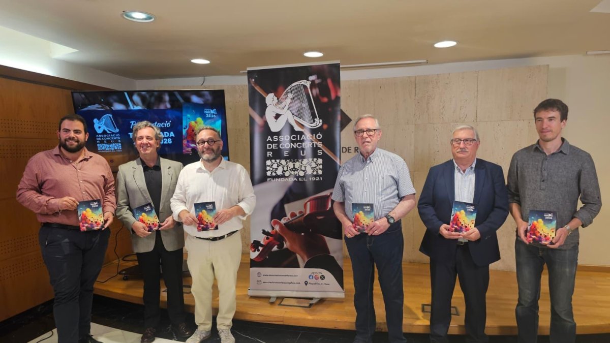 Imatge de la presentació de la programació de la temporada 2025-2026 de l'Associació de Concerts de Reus