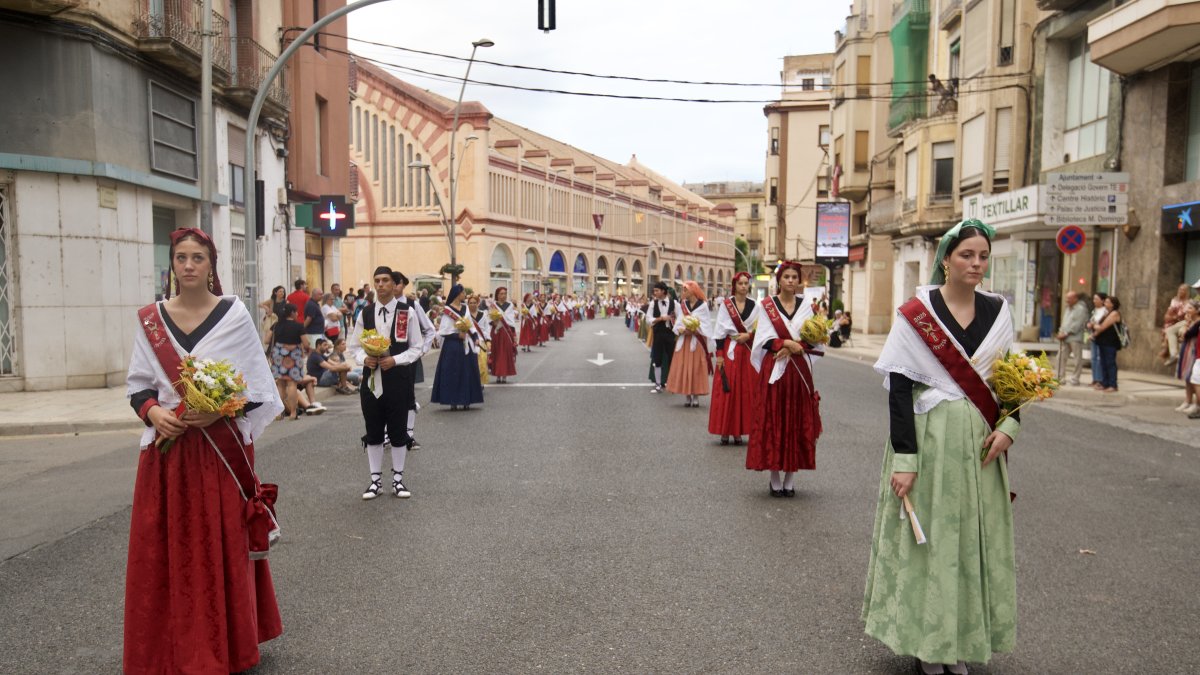 Pubilles i hereus, a l'Ofrenta de Flors i Fruits a la Cinta.