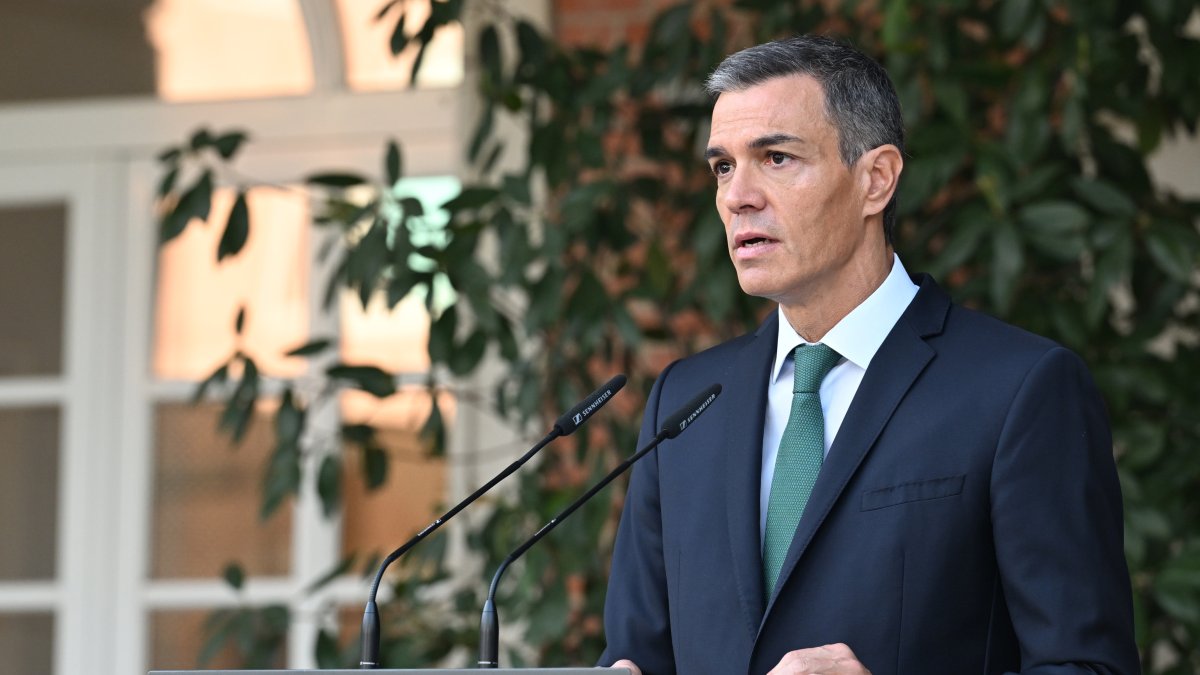 El presidente español, Pedro Sánchez.