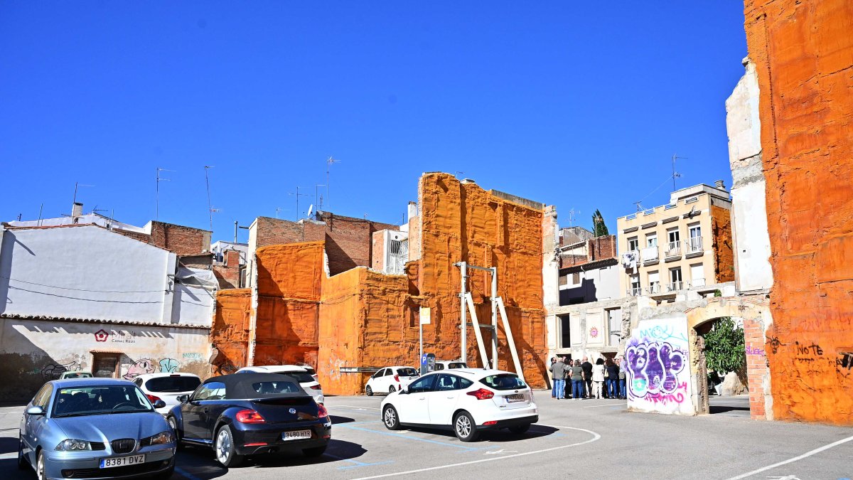 La zona on s'efectuarà la transformació urbanística.