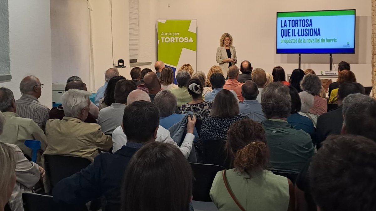 Presentació de les propostes de Junts per al nucli antic.