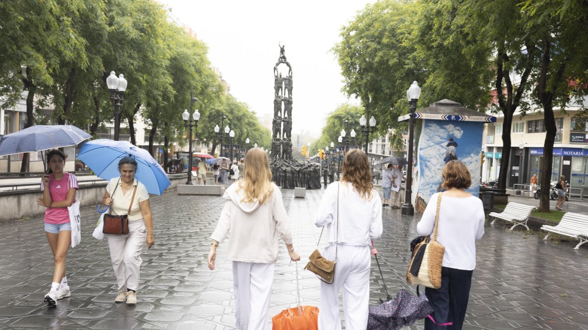 Imagen de archivo de un día de lluvia en Tarragona