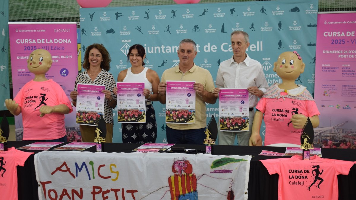 La presentación de la Cursa de la Dona de Calafell