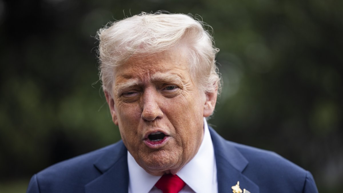 Donald Trump, desde la Casa Blanca.