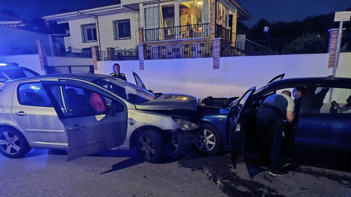 El accidente en la carretera de Clariana