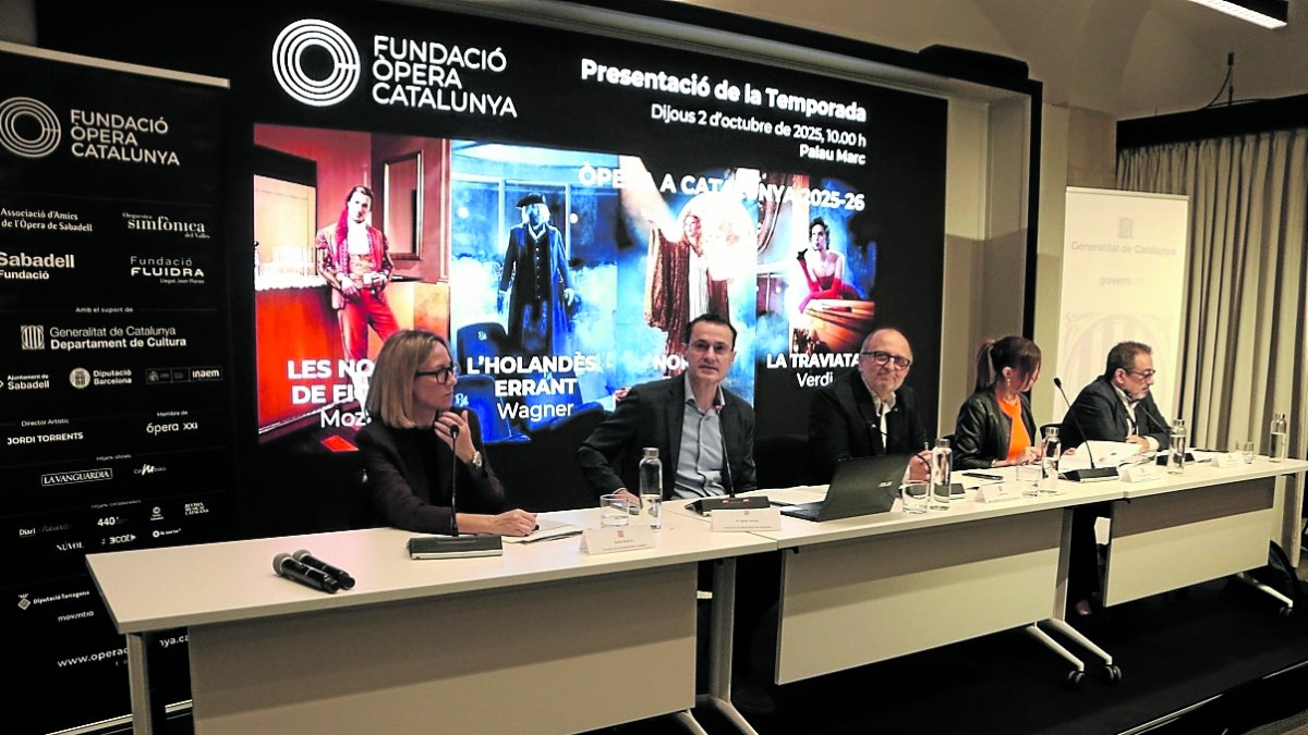 Presentación de la nueva temporada de Òpera a Catalunya.
