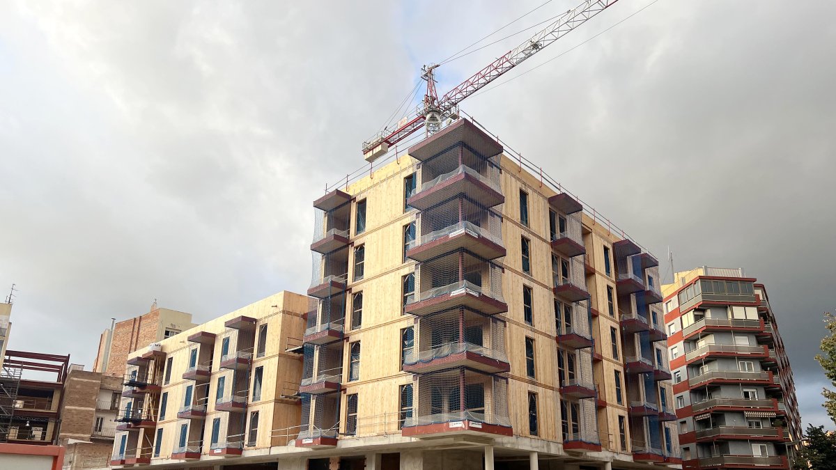 Els habitatges que s'aixequen al Complex Riera.