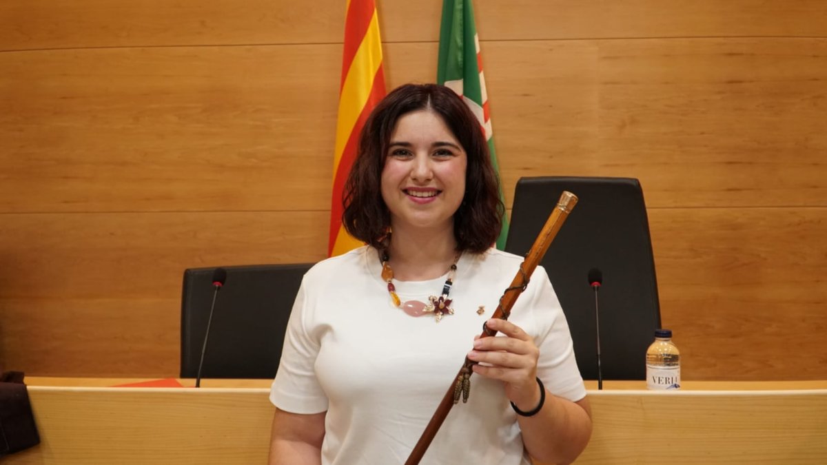L'alcaldessa del Catllar, Alba López (PSC).