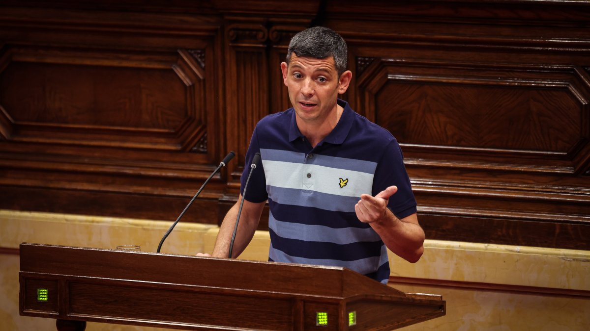 El diputado de la CUP, Xavier Pellicer