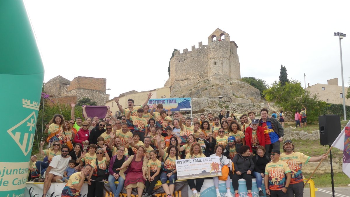 participantes en el Històric Trail de Calafell