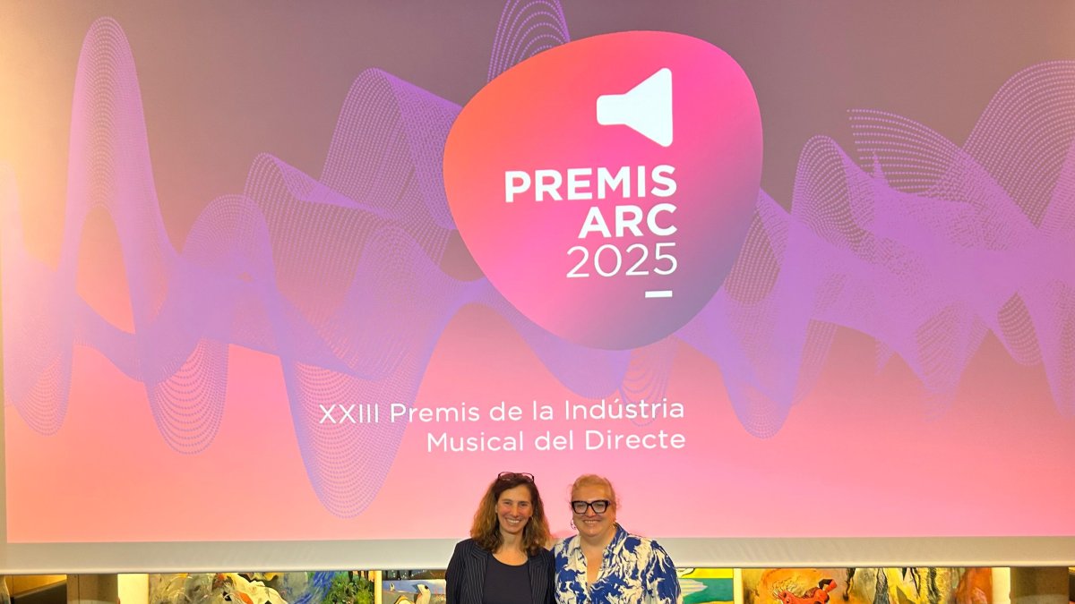 Imagen de la presentación de los Premis ARC hoy.